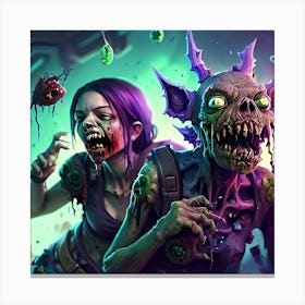 The creeps Canvas Print