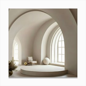 Arched Room 9 Canvas Print