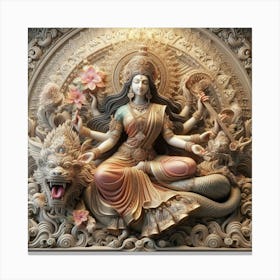 Goddess Durga Canvas Print