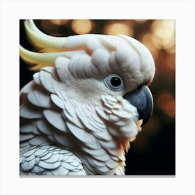 White Cockatoo 1 Canvas Print