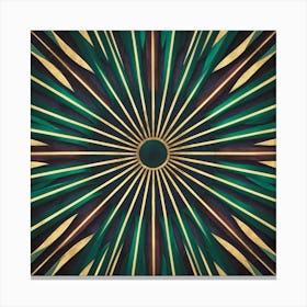 Sunburst Background Canvas Print