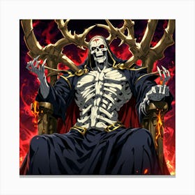 Skeleton King 1 Canvas Print