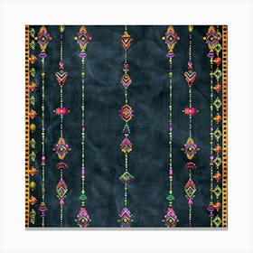 Navratri Themed Dandiya Canvas Print