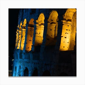 Colosseum Rome Evening Light Night Art Photography Italy Italia Italian photo photography art travel Canvas Print