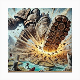 Tytan Seismic Stomp Iron Commonwealth Canvas Print