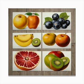 Fruit Set 1 Canvas Print