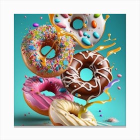 Donuts Canvas Print