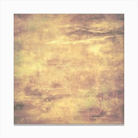 Golden Day Dawning Square Canvas Print