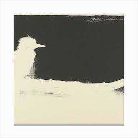 Bird On A Branch Canvas Print