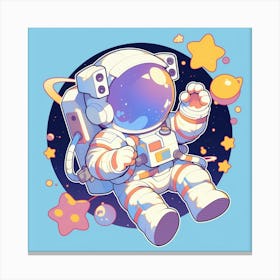 Astronaut In Space 22 Canvas Print