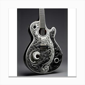 Yin and Yang in Guitar Harmony 7 Canvas Print