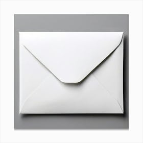 White Envelope 1 Canvas Print