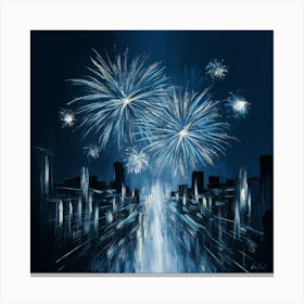 New Year'S Eve Canvas Print