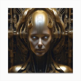 Futuristic Woman 21 Canvas Print