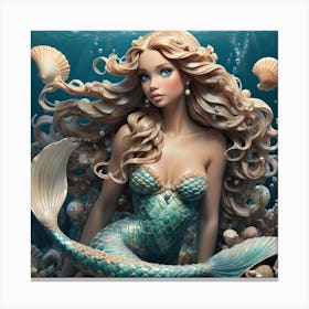 Mermaid 10 Canvas Print