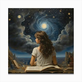 Dreaming Girl Canvas Print