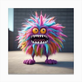 Monster Stock Videos & Royalty-Free Footage Canvas Print