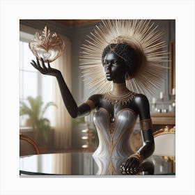 Ebony Goddess Canvas Print