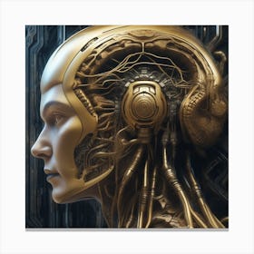 Futuristic Woman 64 Canvas Print