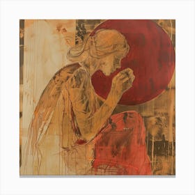 Woman Praying Canvas Print