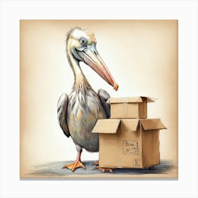 Pelican 34 Canvas Print