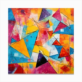 Juangisme Mindless Journey Abstract Art #4 Canvas Print