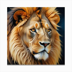 Lion Painting Canvas Print