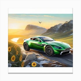 Aston Martin Vantage 1 Canvas Print