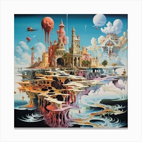 'The Castle In The Sky' Canvas Print