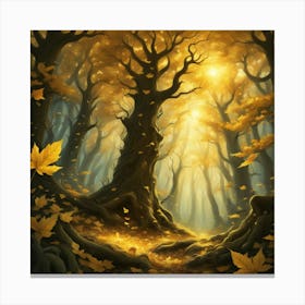 Autumn Forest 12 Canvas Print