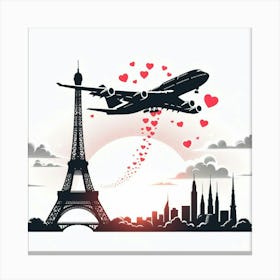 Eiffel tower 3 Canvas Print