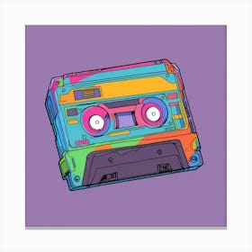 Cassette - Cassette Stock Videos & Royalty-Free Footage Canvas Print