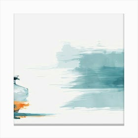 Abstract Painting Watercolor Canvas Print