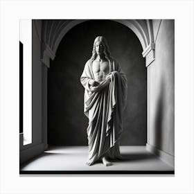 Statue Of Jesus 7 Canvas Print