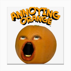 Annoying Orange Surprised Canvas Print