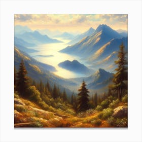 Mountain View Canvas Print