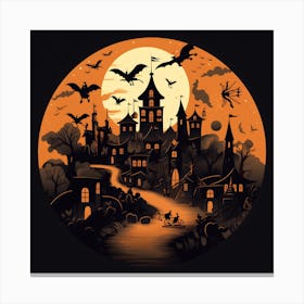 Halloween City Canvas Print