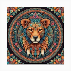 Lion Head 1 Canvas Print