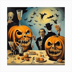 Jack O Lanterns Canvas Print