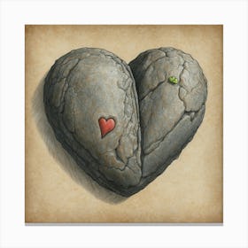 Heart Of Stone 2 Canvas Print