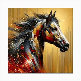 Creative Horse Beauty Illustration Nr 154 Canvas Print