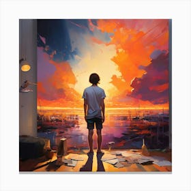 Sunset 1 Canvas Print