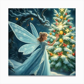 Fairy Christmas Tree 3 Canvas Print