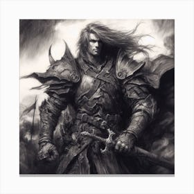 Dwarven Warrior Canvas Print