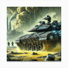 Venusian Acid Resistant Tanks Converted Canvas Print