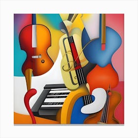Musical Instruments 4 Canvas Print