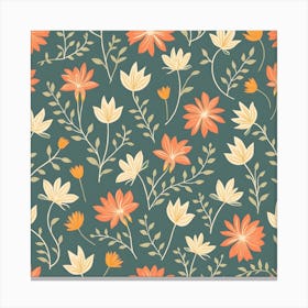 Flower Pattern Canvas Print