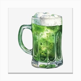 St Patrick'S Day Beer 7 Canvas Print