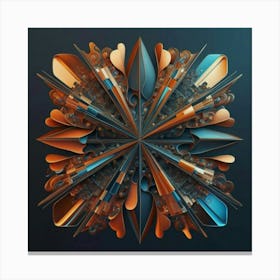 Abstract Fractal Art Canvas Print