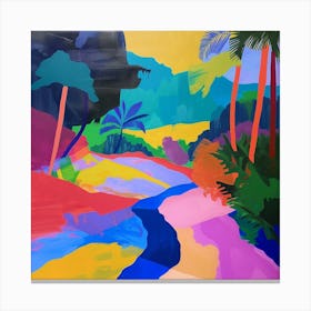 Abstract Travel Collection Guadeloupe 1 Canvas Print